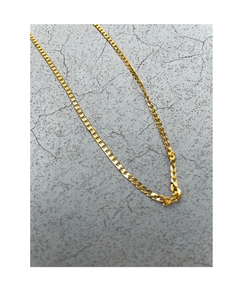 ulu(ウル)の「gold azuki chain necklace【silver925】(ネックレス・レディース・ゴールド・FREE)」の4枚目の写真