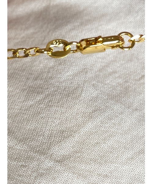 ulu(ウル)の「gold azuki chain necklace【silver925】(ネックレス・レディース・ゴールド・FREE)」の5枚目の写真