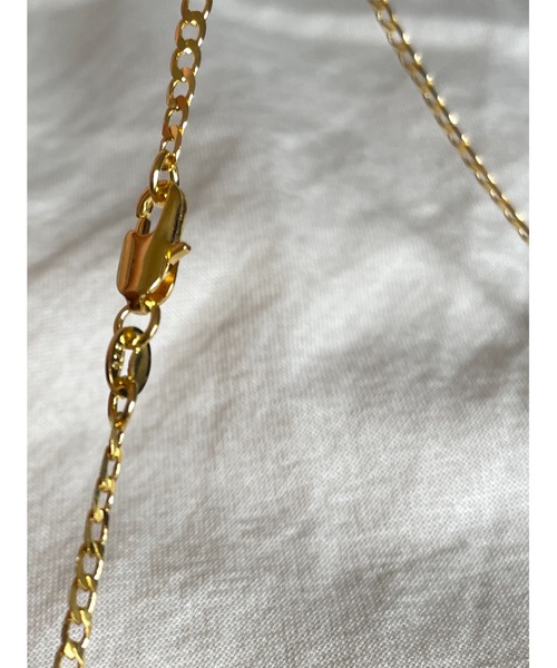 ulu(ウル)の「gold azuki chain necklace【silver925】(ネックレス・レディース・ゴールド・FREE)」の6枚目の写真