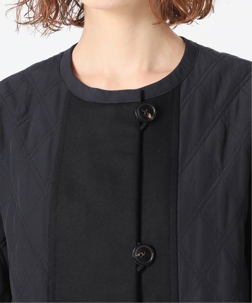 IENA LA BOUCLE ナイロンキルティングコート◇（ノーカラー