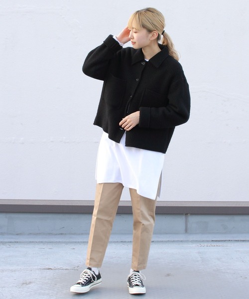 Scye（サイ）の「Scye/サイ　チノルーズフィットテーパード　CHINO LOOSE FIT TAPERED（その他パンツ・レディース・ベージュ・36）」の7枚目の写真