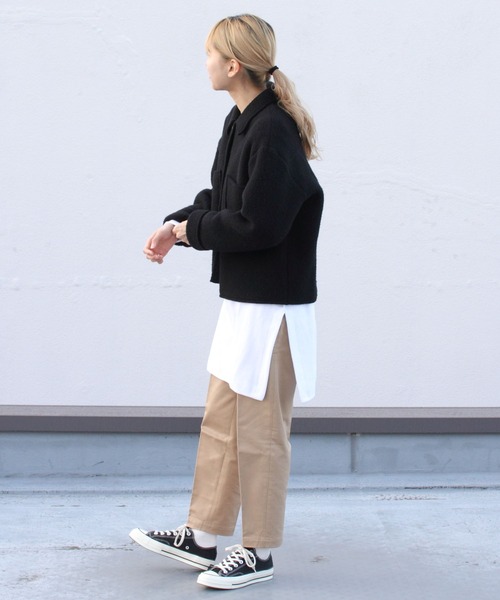Scye（サイ）の「Scye/サイ　チノルーズフィットテーパード　CHINO LOOSE FIT TAPERED（その他パンツ・レディース・ベージュ・36）」の6枚目の写真