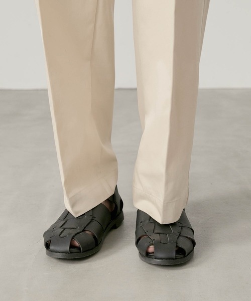 BONLECILL（ボンルシール）の「【クイックドライ】センタープレスタックチノパンツ（チノパンツ・レディース・ベージュ/ネイビー/カーキ/アイボリー・L/M/S）」の8枚目の写真