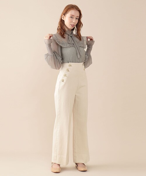 DEICY（デイシー）の「プリーツボウタイブラウス（シャツ