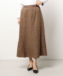ehka sopo | フロッキードットマーメイドスカート(スカート)