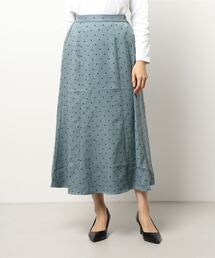 ehka sopo | フロッキードットマーメイドスカート(スカート)