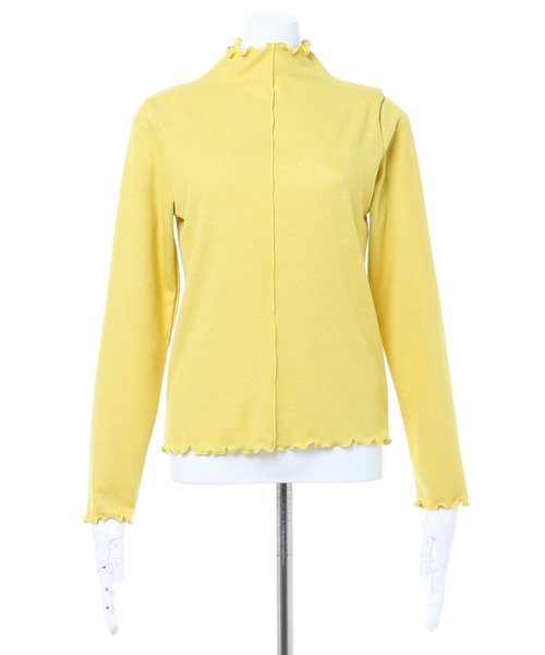 INGNI(イング)の「ハイネックメロウカット/トップス(Tシャツ/カットソー・レディース・ブラック/イエロー/ブルー/アイボリー/ピンク/ライトグリーン・M)」の20枚目の写真