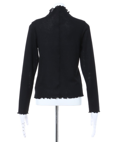 INGNI(イング)の「ハイネックメロウカット/トップス(Tシャツ/カットソー・レディース・ブラック/イエロー/ブルー/アイボリー/ピンク/ライトグリーン・M)」の18枚目の写真