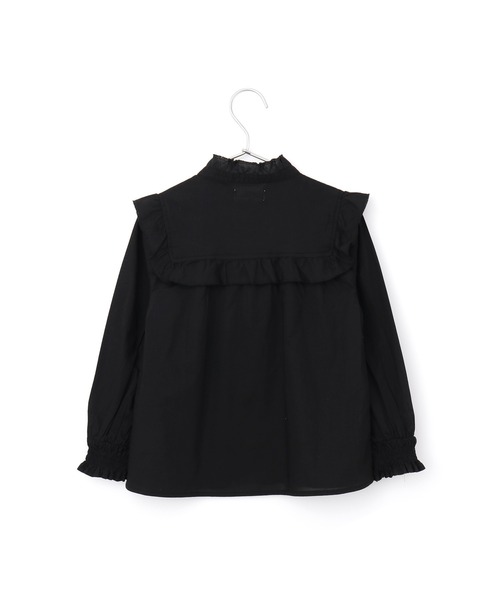MAKE YOUR DAY（メイクユアデイ）の「フリルブラウス■80～140cm（シャツ/ブラウス・キッズ・ブラック/オフホワイト/ブルー/ストライプ・90/100/110/120/130/140/80）」の20枚目の写真