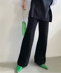 Ameri | VARIOUS PATTERN BORDER KNIT PANTS(その他パンツ)