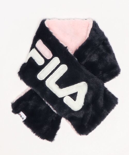 GLOBAL FORME CONCRETE（グローバルフォルムコンクリート）の「【GlovesDEPO】FILA　ショートマフラー（マフラー・レディース・パープル/ネイビー/オフホワイト・FREE）」の6枚目の写真