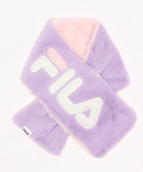 GLOBAL FORME CONCRETE（グローバルフォルムコンクリート）の「【GlovesDEPO】FILA　ショートマフラー（マフラー・レディース・パープル/ネイビー/オフホワイト・FREE）」の7枚目の写真