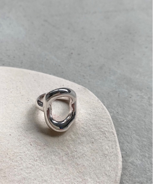 SANSeLF（サンセルフ）の「【SANSeLF】plump circle ring  sanak21a037（リング・レディース・シルバー/ゴールド・FREE）」の2枚目の写真