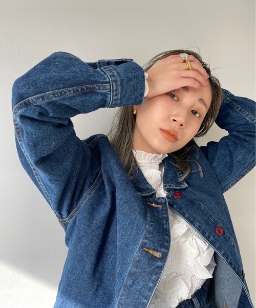 SANSeLF（サンセルフ）の「【SANSeLF】plump circle ring  sanak21a037（リング・レディース・シルバー/ゴールド・FREE）」の8枚目の写真