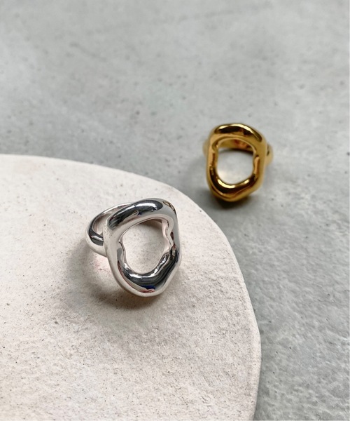 SANSeLF（サンセルフ）の「【SANSeLF】plump circle ring  sanak21a037（リング・レディース・シルバー/ゴールド・FREE）」の11枚目の写真