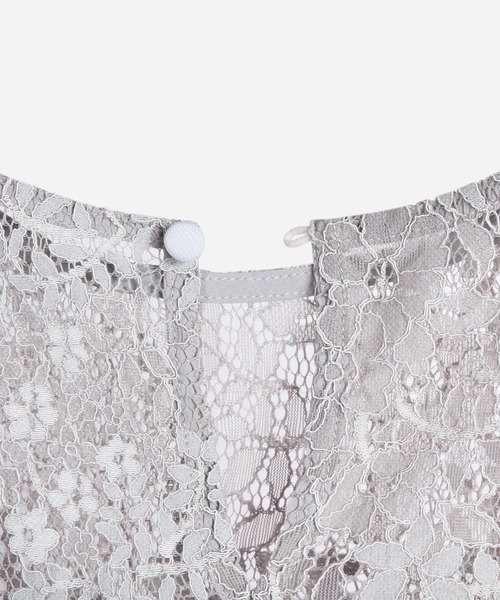 DRESS PLUS（ドレスプラス）の「レースブラウス　 ジャンプスーツ セットアップ パンツドレス パーティードレス（パンツドレス・レディース・ネイビー/グレー/ピンク/ブルー/ダークカーキ/チャコール/ブラック・S/M/L/XL/XXL）」の10枚目の写真