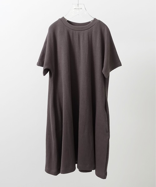 ARCH & LINE（アーチアンドライン）の「オーガニックコットンワッフルワンピース OG HONEYCOMB DRESS（ワンピース・キッズ・ライム/ラベンダー/チャコールグレー・XL/M/L/S）」の17枚目の写真