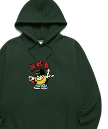 MAHAGRID（マハグリッド）の「【MAHAGRID/マハグリッド】MGD TAG MAN HOODIE / MGD タグマン グラフィックプルオーバーパーカー（パーカー）」