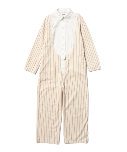 BEAMS BOY(ビームスボーイ)の「◎BEAMS BOY / ストライプ オールインワン(つなぎ/オールインワン・レディース・イエロー/ネイビー・ONE SIZE)」の20枚目の写真