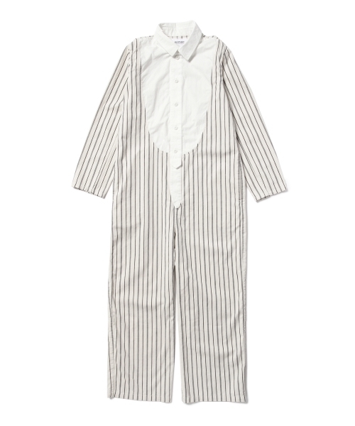 BEAMS BOY(ビームスボーイ)の「◎BEAMS BOY / ストライプ オールインワン(つなぎ/オールインワン・レディース・イエロー/ネイビー・ONE SIZE)」の21枚目の写真