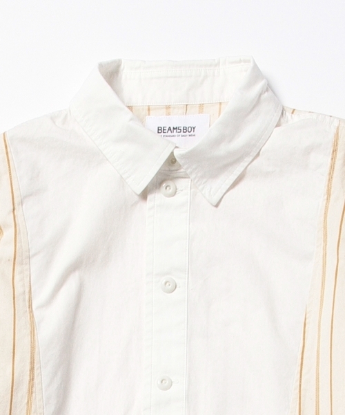 BEAMS BOY(ビームスボーイ)の「◎BEAMS BOY / ストライプ オールインワン(つなぎ/オールインワン・レディース・イエロー/ネイビー・ONE SIZE)」の11枚目の写真