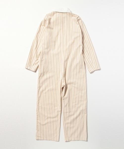 BEAMS BOY(ビームスボーイ)の「◎BEAMS BOY / ストライプ オールインワン(つなぎ/オールインワン・レディース・イエロー/ネイビー・ONE SIZE)」の14枚目の写真