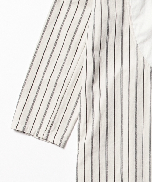 BEAMS BOY(ビームスボーイ)の「◎BEAMS BOY / ストライプ オールインワン(つなぎ/オールインワン・レディース・イエロー/ネイビー・ONE SIZE)」の16枚目の写真