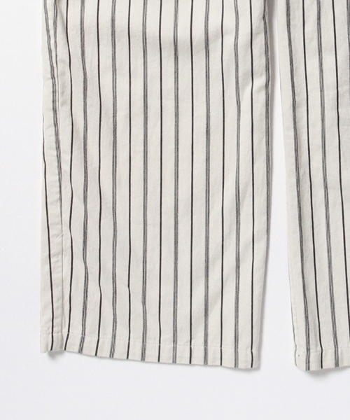 BEAMS BOY(ビームスボーイ)の「◎BEAMS BOY / ストライプ オールインワン(つなぎ/オールインワン・レディース・イエロー/ネイビー・ONE SIZE)」の9枚目の写真