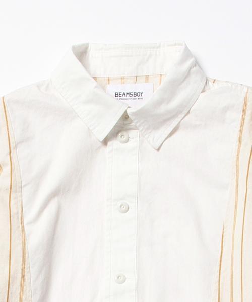 BEAMS BOY(ビームスボーイ)の「◎BEAMS BOY / ストライプ オールインワン(つなぎ/オールインワン・レディース・イエロー/ネイビー・ONE SIZE)」の6枚目の写真