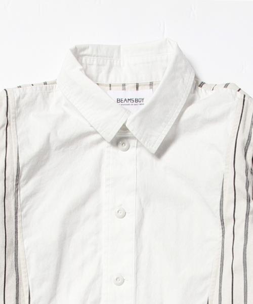 BEAMS BOY(ビームスボーイ)の「◎BEAMS BOY / ストライプ オールインワン(つなぎ/オールインワン・レディース・イエロー/ネイビー・ONE SIZE)」の7枚目の写真