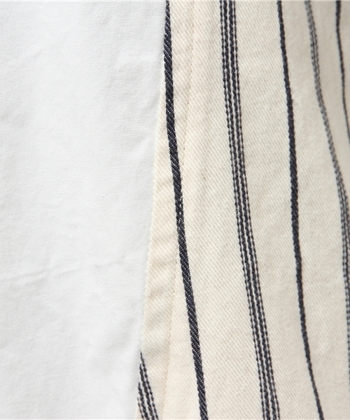 BEAMS BOY(ビームスボーイ)の「◎BEAMS BOY / ストライプ オールインワン(つなぎ/オールインワン・レディース・イエロー/ネイビー・ONE SIZE)」の17枚目の写真