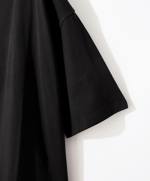 Craft Nicholson(クラフトニコルソン)の「ダーツルーズコクーンシルエット半袖Tシャツ(Tシャツ/カットソー・メンズ・オフホワイト/ブルー系/ピンク系/ライトグレー/パープル/ブラック・L/M)」の16枚目の写真