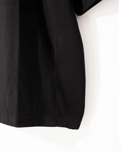 Craft Nicholson(クラフトニコルソン)の「ダーツルーズコクーンシルエット半袖Tシャツ(Tシャツ/カットソー・メンズ・オフホワイト/ブルー系/ピンク系/ライトグレー/パープル/ブラック・L/M)」の17枚目の写真