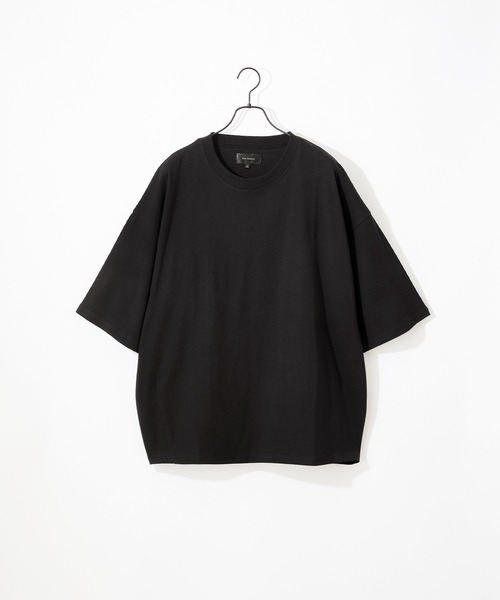 Craft Nicholson(クラフトニコルソン)の「ダーツルーズコクーンシルエット半袖Tシャツ(Tシャツ/カットソー・メンズ・オフホワイト/ブルー系/ピンク系/ライトグレー/パープル/ブラック・L/M)」の13枚目の写真