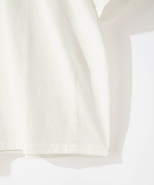 Craft Nicholson(クラフトニコルソン)の「ダーツルーズコクーンシルエット半袖Tシャツ(Tシャツ/カットソー・メンズ・オフホワイト/ブルー系/ピンク系/ライトグレー/パープル/ブラック・L/M)」の11枚目の写真