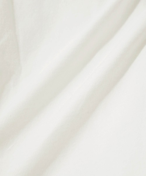 Craft Nicholson(クラフトニコルソン)の「ダーツルーズコクーンシルエット半袖Tシャツ(Tシャツ/カットソー・メンズ・オフホワイト/ブルー系/ピンク系/ライトグレー/パープル/ブラック・L/M)」の12枚目の写真