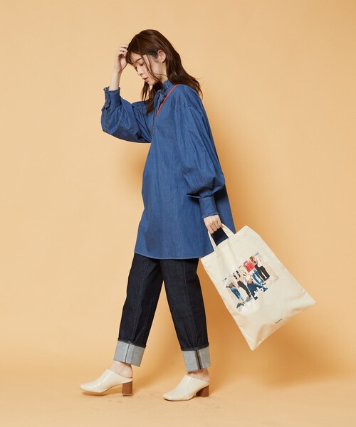 SOMETHING（サムシング）の「SOMETHING/サムシング ELSA STRAIGHT22S（デニムパンツ・レディース・ネイビー・M/S/XS）」の13枚目の写真