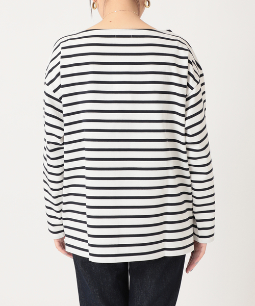 journal standard L'essage（ジャーナルスタンダードレサージュ）の「ペルーコットンボーダープルオーバー◆（Tシャツ/カットソー・レディース・ネイビー/サックスブルー・FREE）」の15枚目の写真