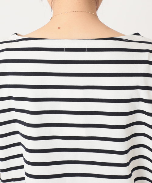 journal standard L'essage（ジャーナルスタンダードレサージュ）の「ペルーコットンボーダープルオーバー◆（Tシャツ/カットソー・レディース・ネイビー/サックスブルー・FREE）」の16枚目の写真