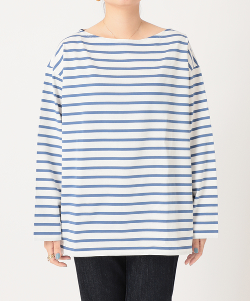 journal standard L'essage（ジャーナルスタンダードレサージュ）の「ペルーコットンボーダープルオーバー◆（Tシャツ/カットソー・レディース・ネイビー/サックスブルー・FREE）」の22枚目の写真