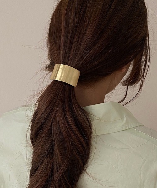LAC-VERT（ラック・ヴェール）の「ゴールドヘアゴム（ヘアゴム・レディース・その他1/その他2/その他4/その他5/その他6/その他3・FREE）」の2枚目の写真