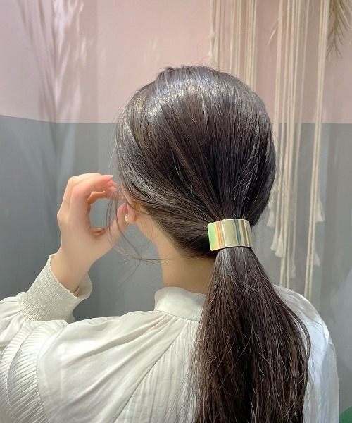 LAC-VERT（ラック・ヴェール）の「ゴールドヘアゴム（ヘアゴム・レディース・その他1/その他2/その他4/その他5/その他6/その他3・FREE）」の20枚目の写真