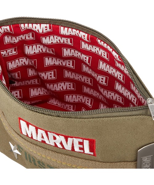 MARVEL（マーベル）の「【 MARVEL 】 「アメリカン」「ミリタリー」 ポーチ（ポーチ・メンズ・カーキ/ブルー・FREE）」の5枚目の写真