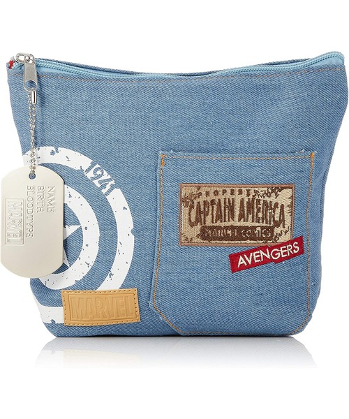 MARVEL（マーベル）の「【 MARVEL 】 「アメリカン」「ミリタリー」 ポーチ（ポーチ・メンズ・カーキ/ブルー・FREE）」の7枚目の写真