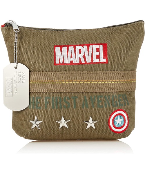 MARVEL（マーベル）の「【 MARVEL 】 「アメリカン」「ミリタリー」 ポーチ（ポーチ・メンズ・カーキ/ブルー・FREE）」の3枚目の写真