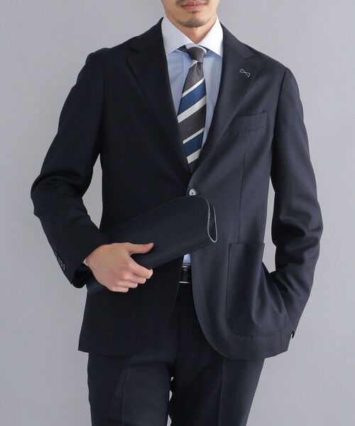 SHIPS（シップス）の「SHIPS: レザー クラッチバッグ（クラッチバッグ・メンズ・ブラック/ネイビー/ブラウン・ONE SIZE）」の7枚目の写真