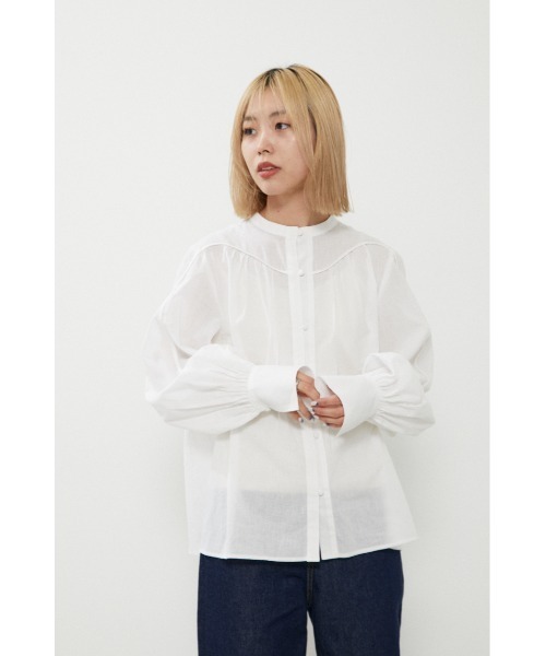 バルーンスリーブブラウス ブラックマウジー BLACK BY MOUSSY（ブラックバイマウジー）の「balloon sleeve blouse