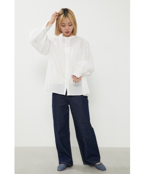 BLACK BY MOUSSY（ブラックバイマウジー）の「balloon sleeve blouse