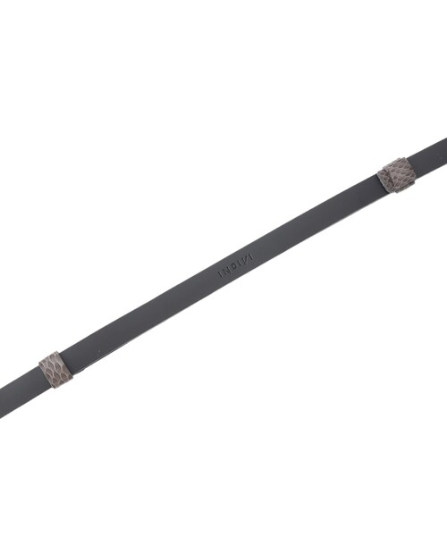 INDIVI（インディヴィ）の「◆リングフックベルト（ベルト・レディース・ライトグレー/ネイビー/チャコールグレー/ブラック・13/00/05）」の10枚目の写真