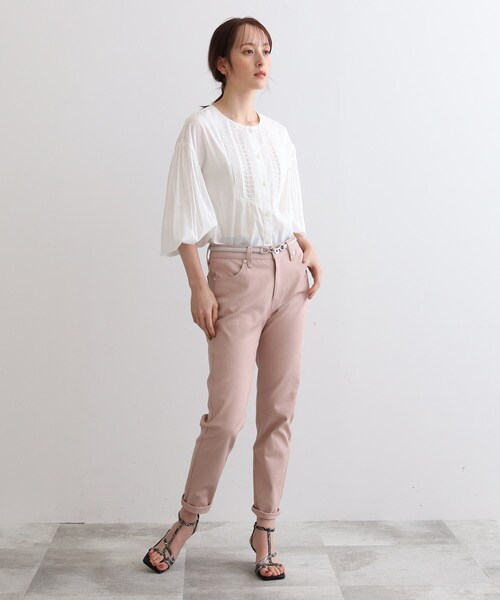 INDIVI（インディヴィ）の「◆リングフックベルト（ベルト・レディース・ライトグレー/ネイビー/チャコールグレー/ブラック・13/00/05）」の11枚目の写真